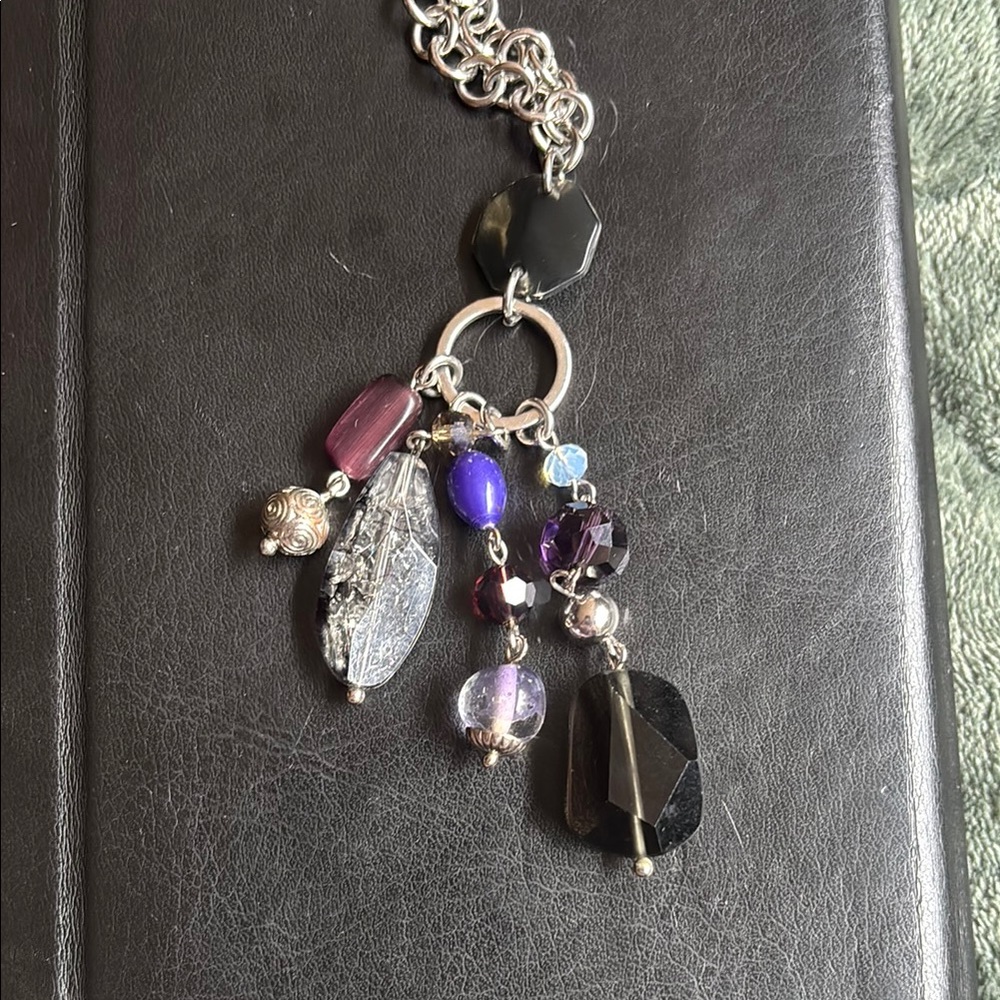 Elegant Multi-Color Pendant Necklace